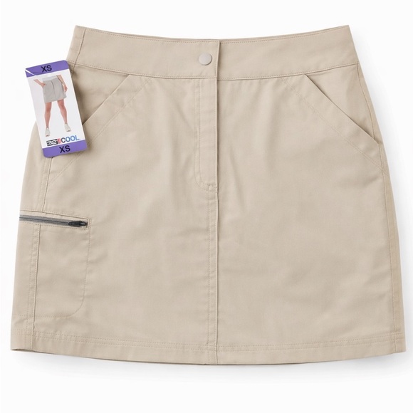 32 Degrees Dresses & Skirts - 32 Degrees Cool Beige Performance Skort XS NWT Pull-On Golf Tennis Casual